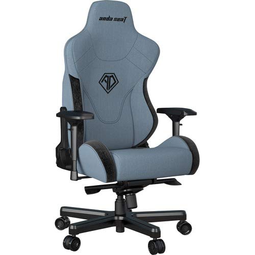 Anda Seat Gaming Chair T-Pro II Series Racing Video Game Chair Ergonomic Backrest and Seat Height Adjustment Computer Chair with Pillows and Lumbar (Blue) AD12XLLA-01-SB-F